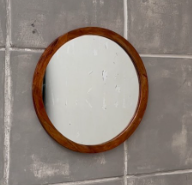 Wooden Round Mirror(1.5ft)