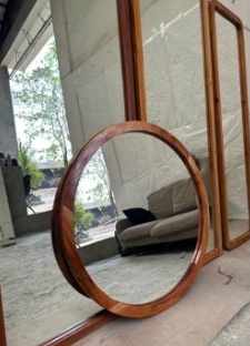 Wooden Round Mirror(3ft)